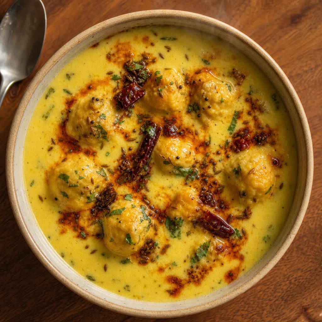 Kadhi, home-cooked bowl